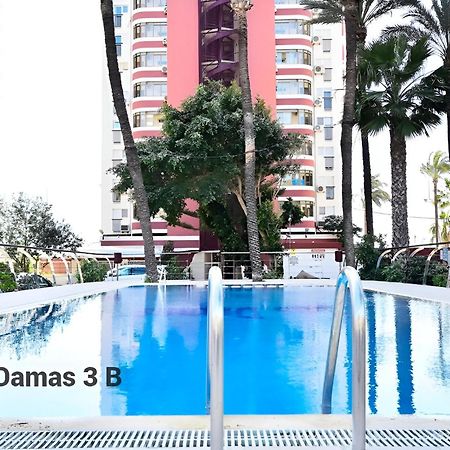 Las Damas 3B Beach Front - Pool & Parking Benidorm Eksteriør billede