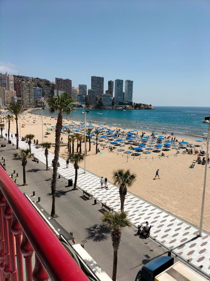 Las Damas 3B Beach Front - Pool & Parking Benidorm Eksteriør billede