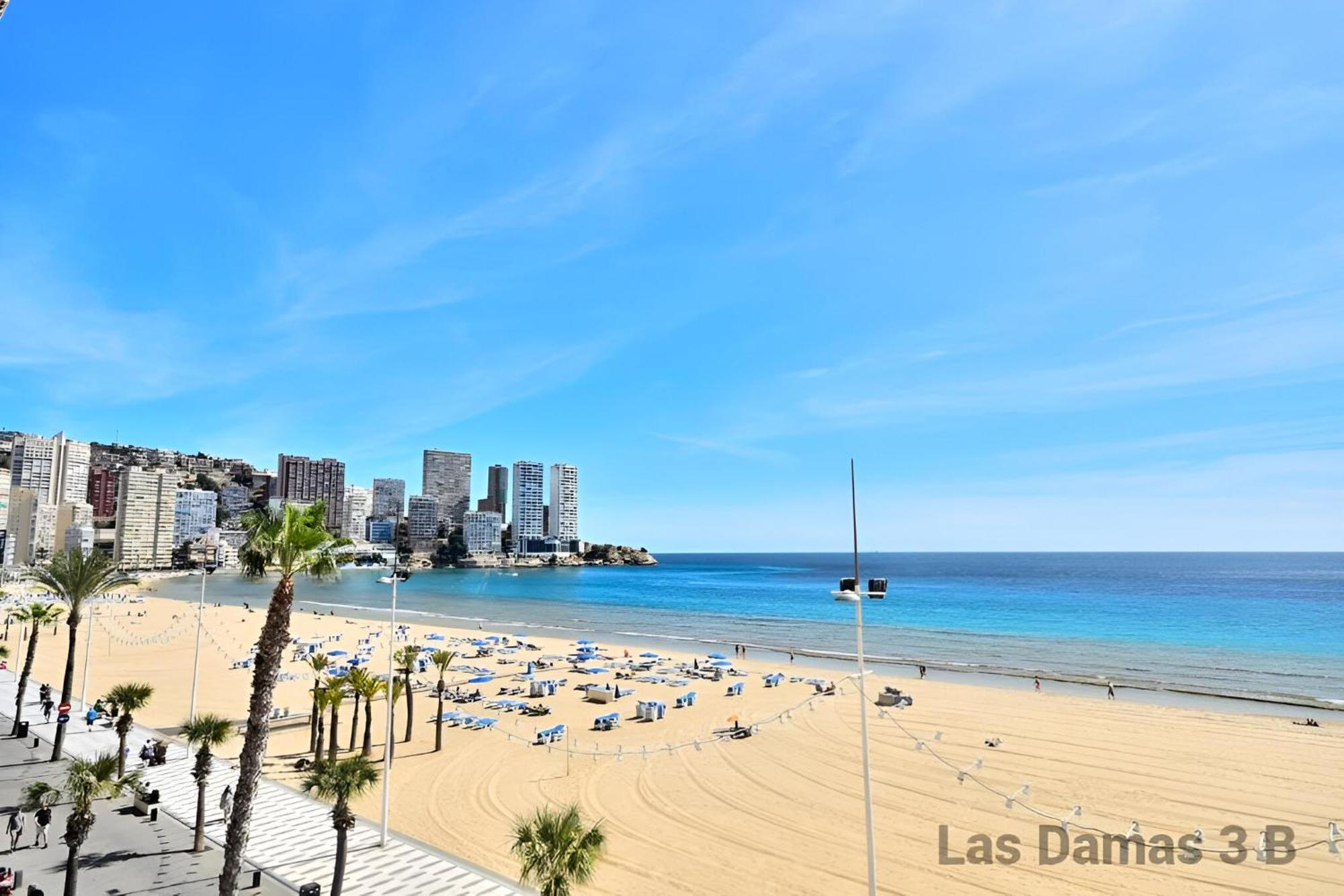 Las Damas 3B Beach Front - Pool & Parking Benidorm Eksteriør billede